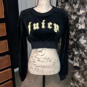 VFILES x Juicy Couture y2k rare velour crop top